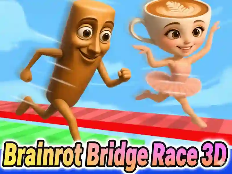 Spel Brainrot Bridge Race 3D aanlyn