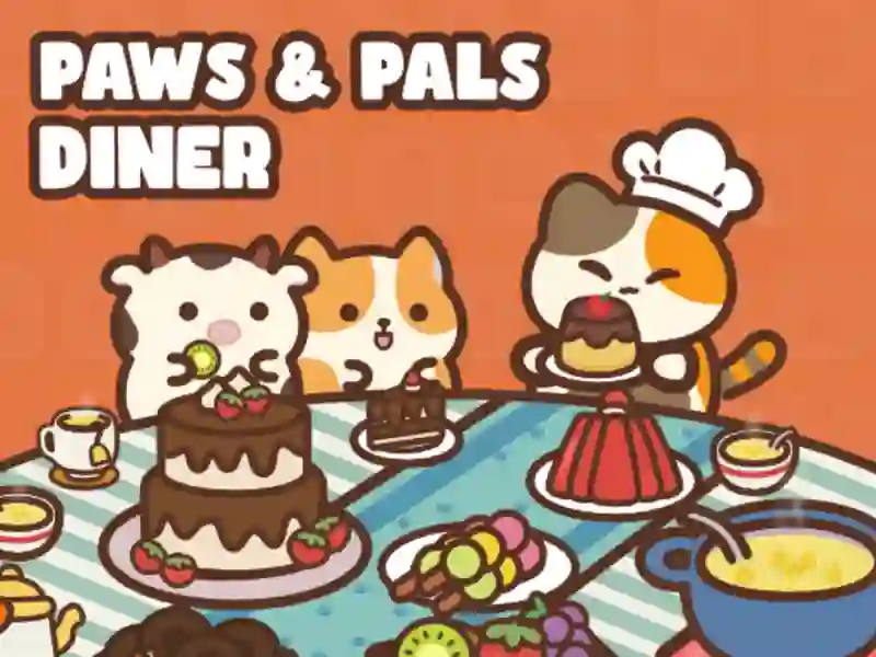 Spel PAWS & PALS DINER aanlyn
