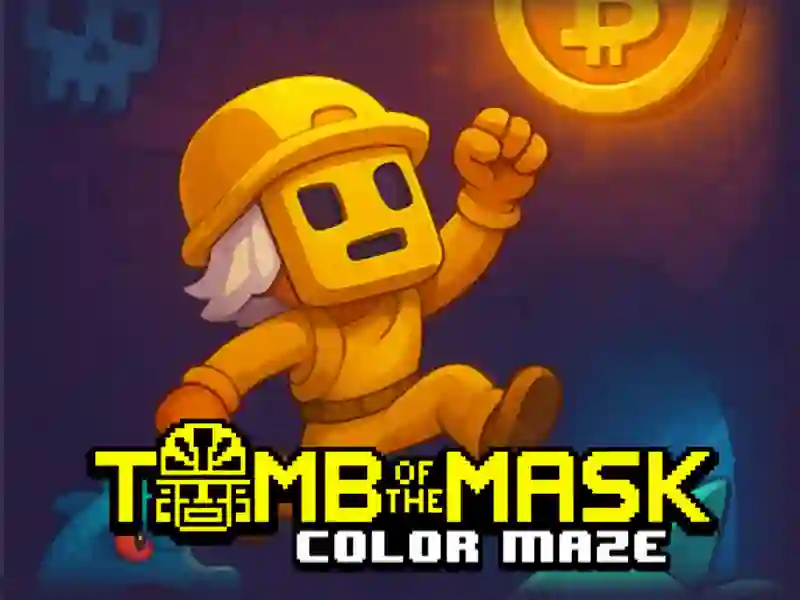 Spel Graf van die masker kleur doolhof aanlyn Spel Graf van die masker kleur doolhof aanlyn