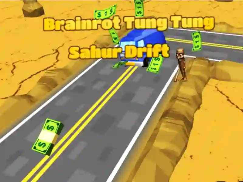 Spel Brainrot Tung Tung Sahur Drift aanlyn