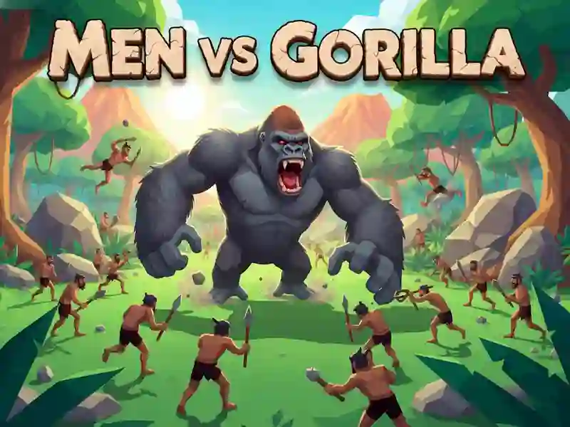 Spel Mans vs Gorilla aanlyn