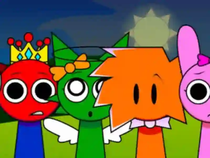 Spel Sprunki. MSI aanlyn