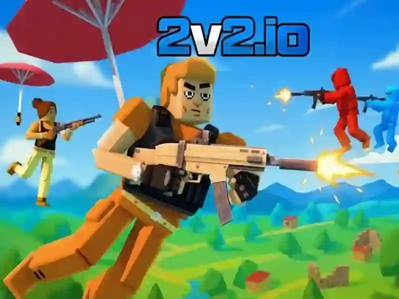 Spel 2v2.io aanlyn