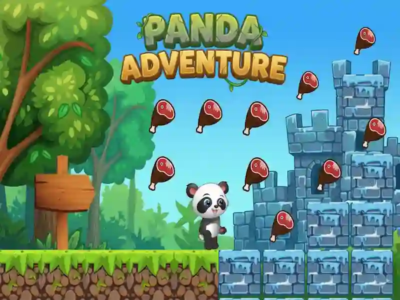 Spel Panda Adventure aanlyn