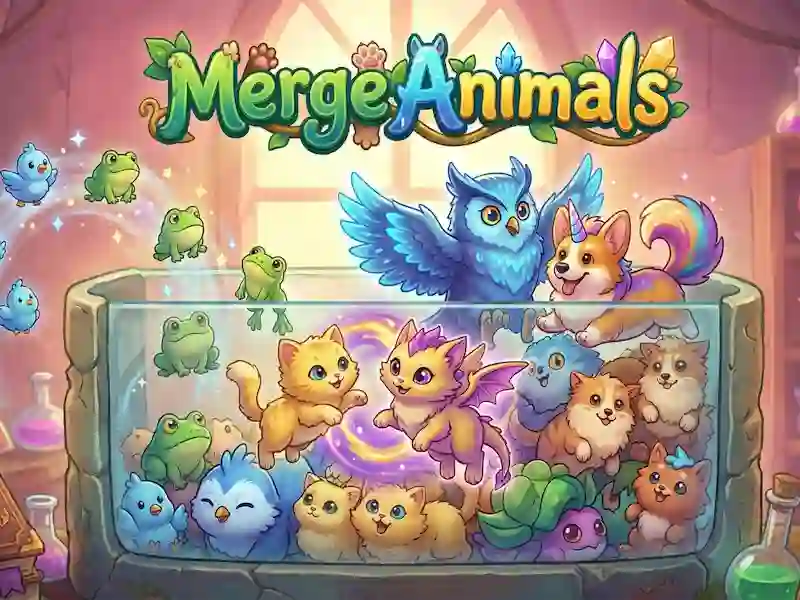 Spel Merge Animals aanlyn
