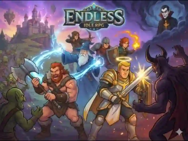 Spel Endless idle RPG aanlyn