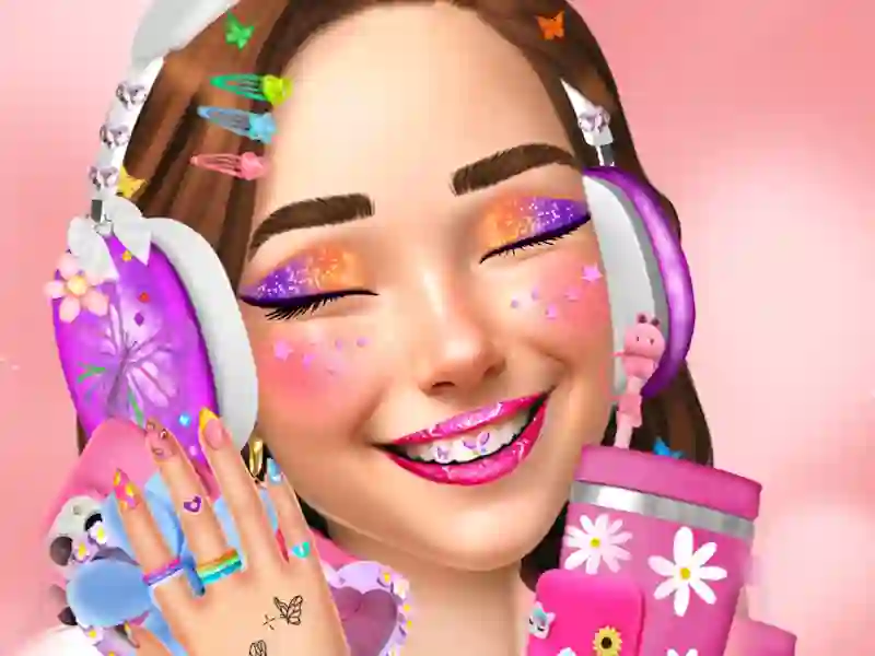 Spel Cool meisie estetika aanlyn