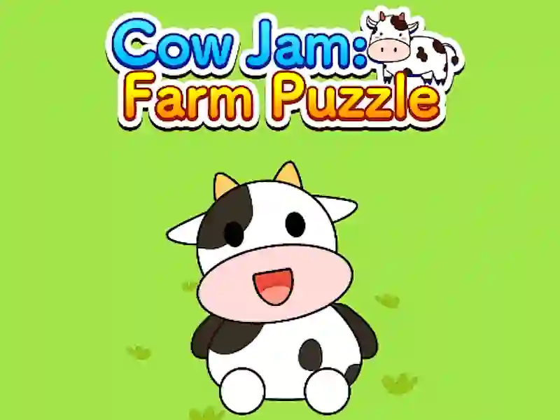 Spel Cow Jam Farm puzzle aanlyn
