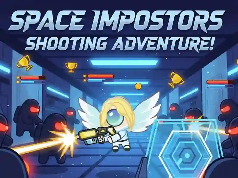 Spel Space Impostors Skiet Avontuur aanlyn