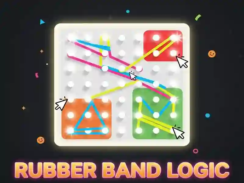 Spel Beweeg die Rubber Bands Logic legkaart aanlyn