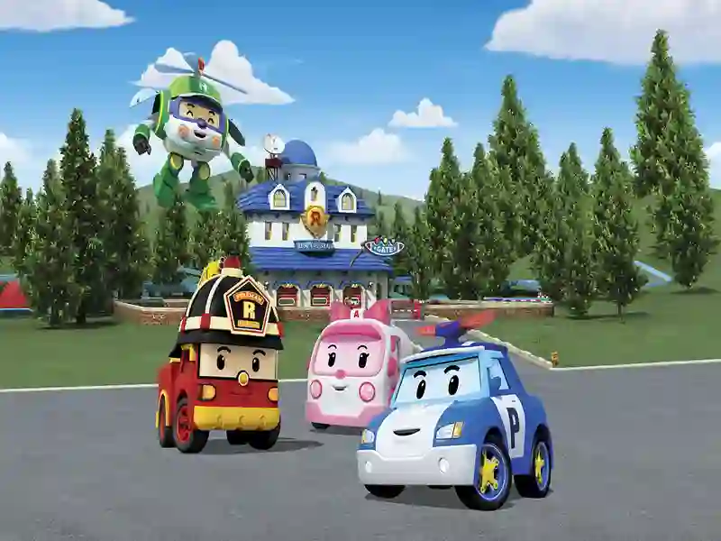 Spel Robocar Poli aanlyn