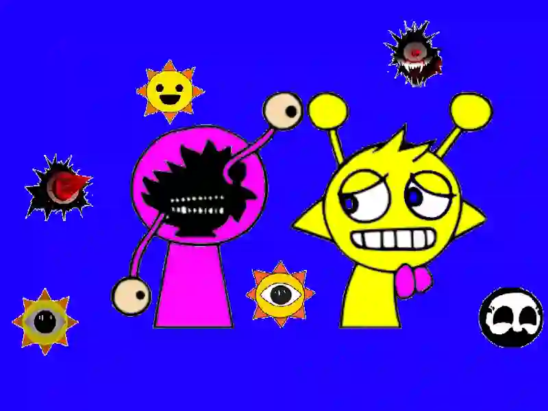 Spel Kleur baba-sprankel bande skilder aanlyn