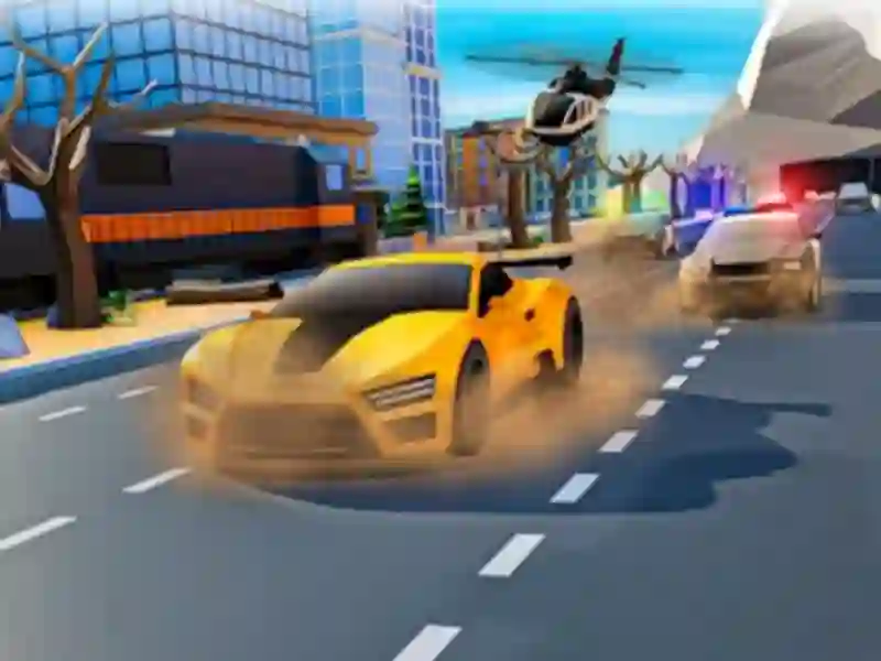 Spel Polisiemotor Chase Zigzag Escape 3D aanlyn