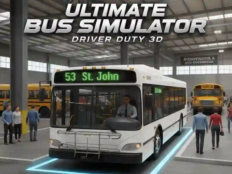 Spel Ultimate Bus Simulator Driver Duty 3D aanlyn