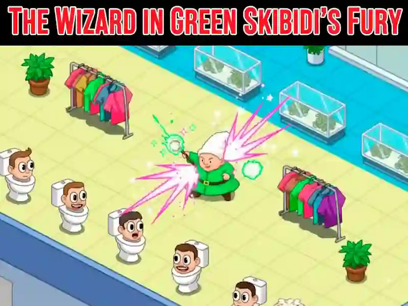 Spel The Wizard in Green Skibidi's Fury aanlyn