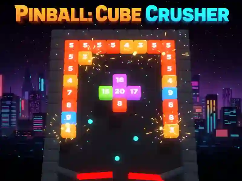 Spel Pinball: Cube Crusher aanlyn