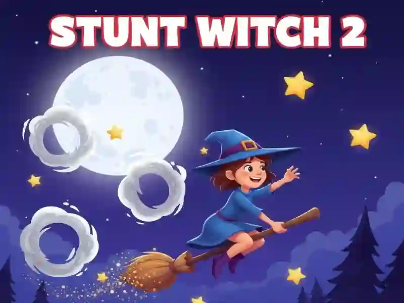 Spel Stunt Witch 2 aanlyn