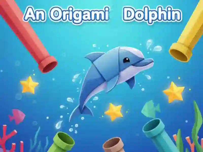 Spel ’n Origami-dolfyn aanlyn