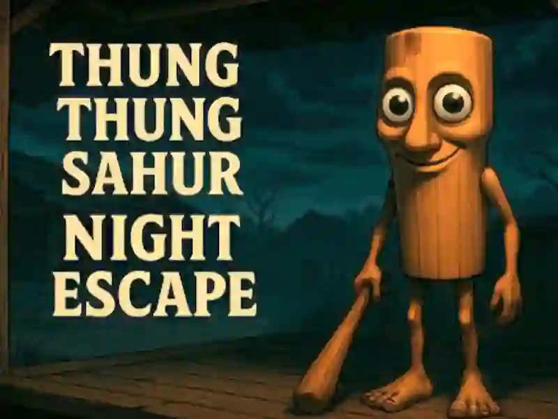 Spel Thung Thung Sahur Night Escape aanlyn