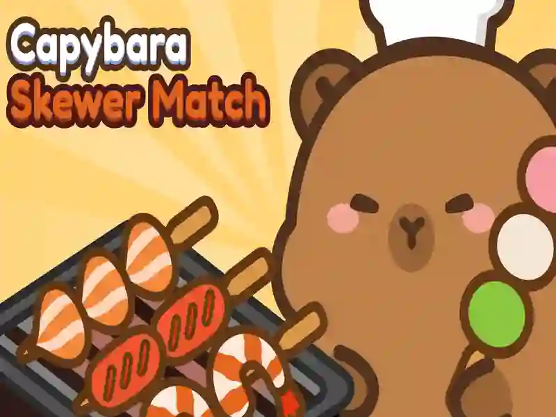 Spel Capybara Skewer Match aanlyn Spel Capybara Skewer Match aanlyn