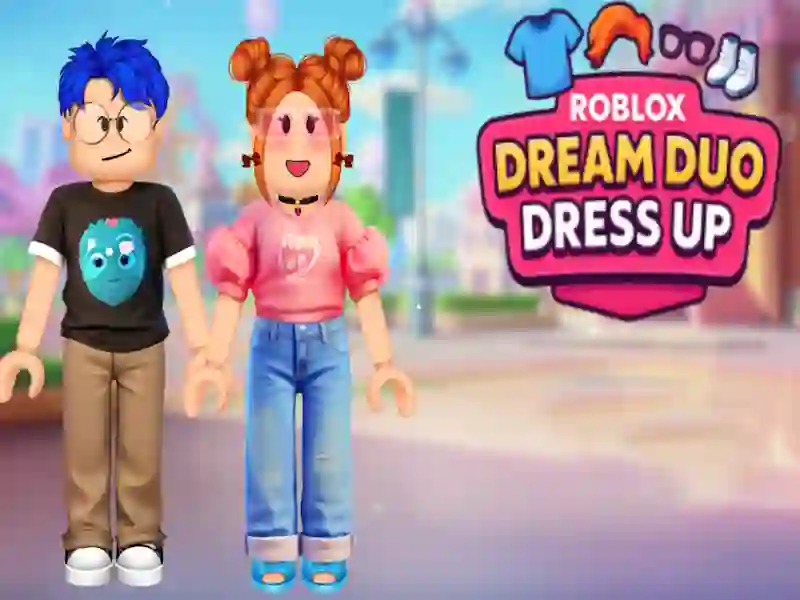 Spel Roblox Dream Duo trek aan aanlyn