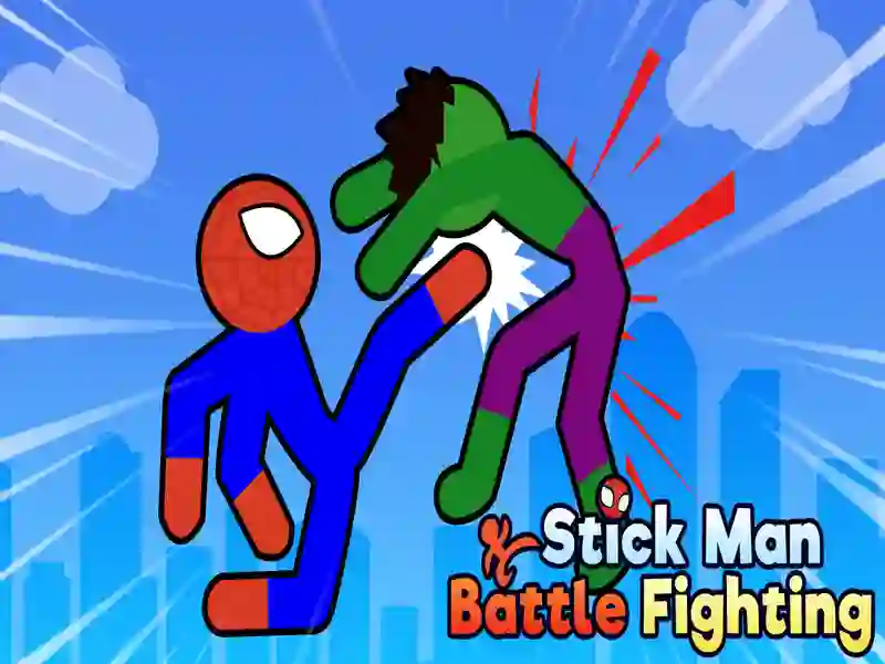 Spel Stick Man Battle Fighting aanlyn