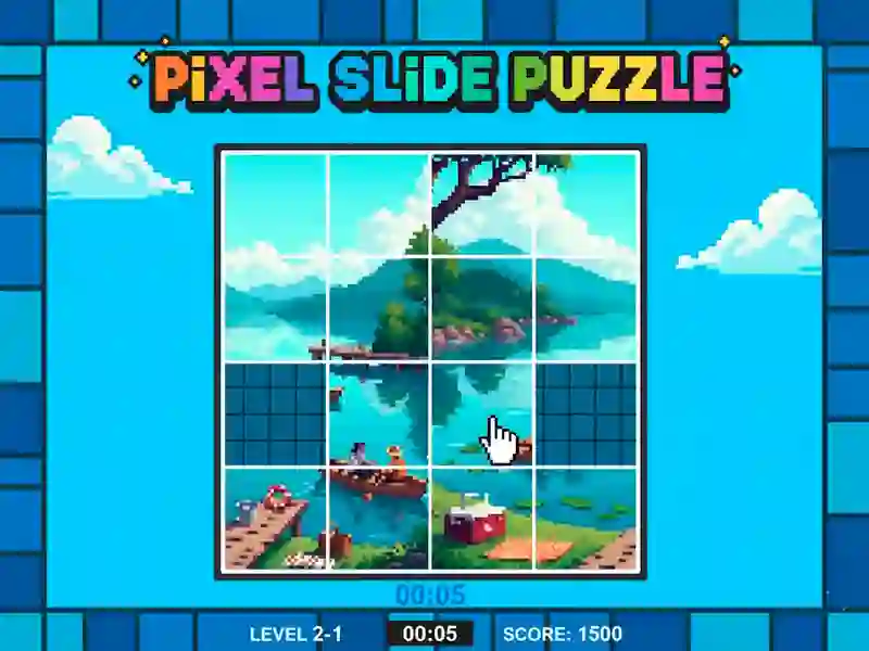 Spel Pixel Slide legkaart aanlyn