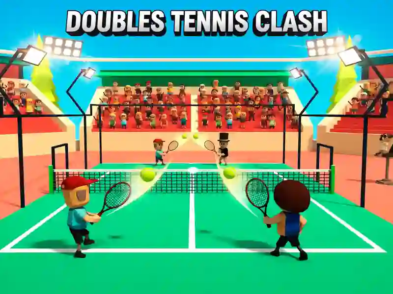 Spel Dubbels Tennis Clash aanlyn