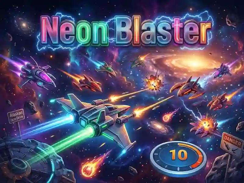 Spel Neon Blaster aanlyn