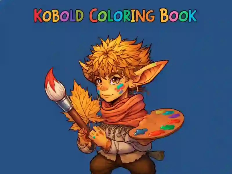 Spel Kobold Kleurboek aanlyn