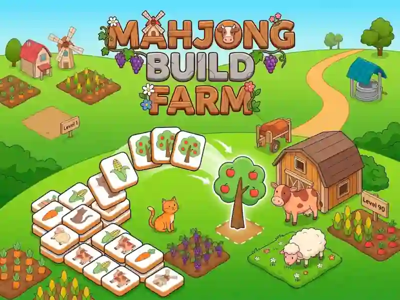 Spel Mahjong Build Farm aanlyn