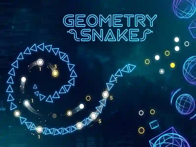 Spel Geometry Snake aanlyn