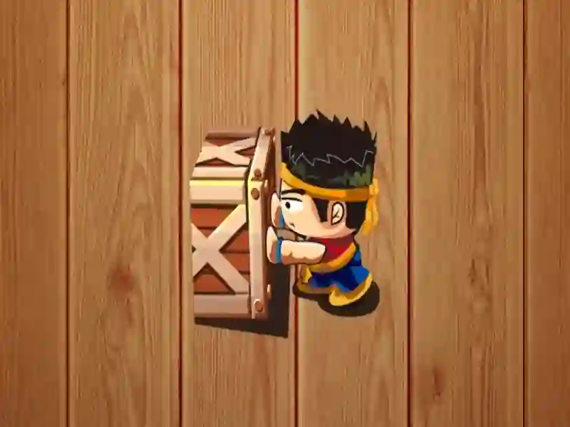 Spel Sokoban Puzzle Game aanlyn