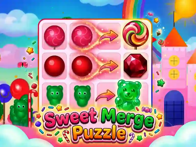 Spel Sweet Merge Puzzle aanlyn