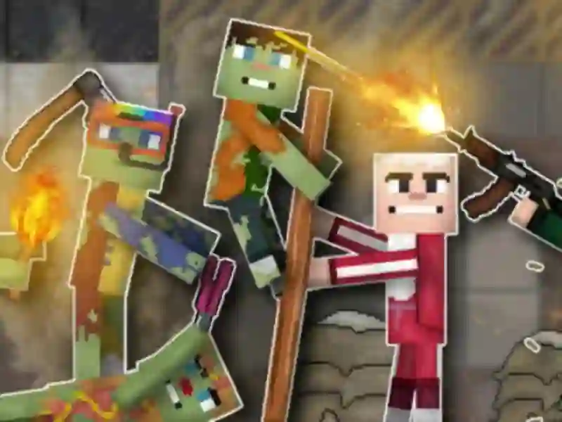 Spel Mense vs Zombies: Sandbox aanlyn