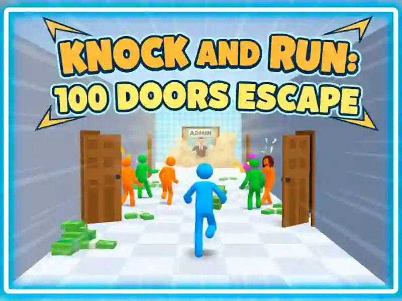 Spel Klop en hardloop. 100 Deure Escape aanlyn