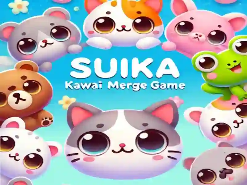Spel Suika Kawaii Merge Game aanlyn
