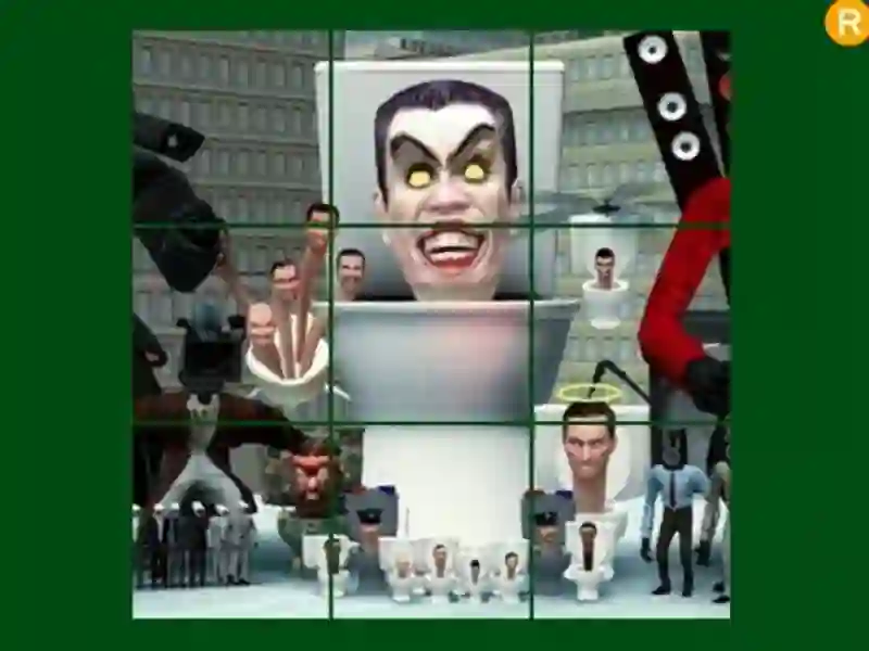 Spel Skibidi Toilet Slid Puzzle aanlyn