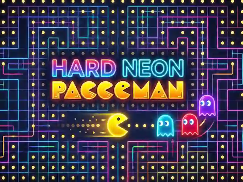 Spel hard neon paccoman aanlyn