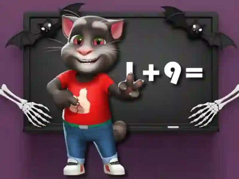 Spel Halloween Tom Math Challenge aanlyn Spel Halloween Tom Math Challenge aanlyn