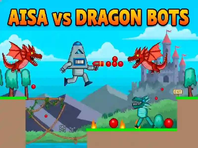 Spel Aisa vs Dragon Bots aanlyn