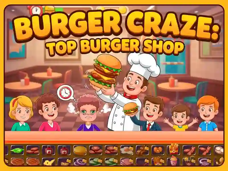 Spel Burger Craze: Top Burger Shop aanlyn