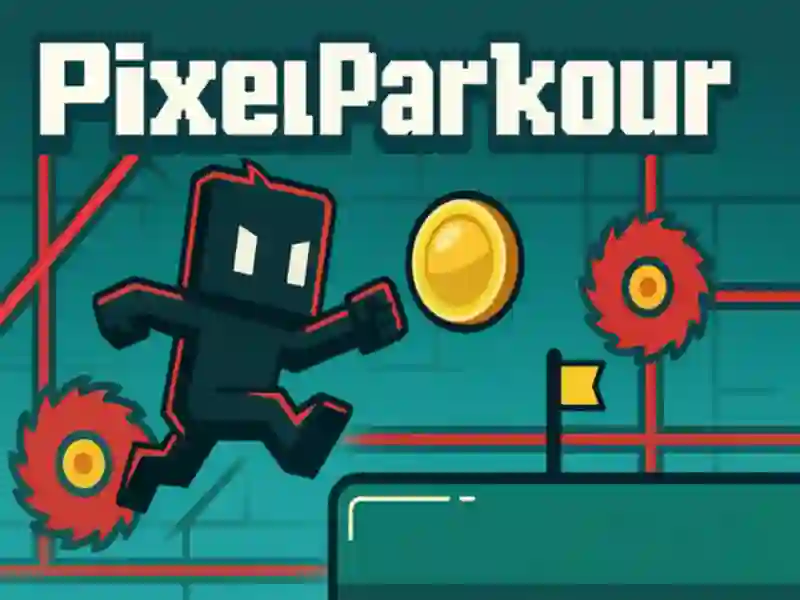 Spel Pixel Parkour aanlyn