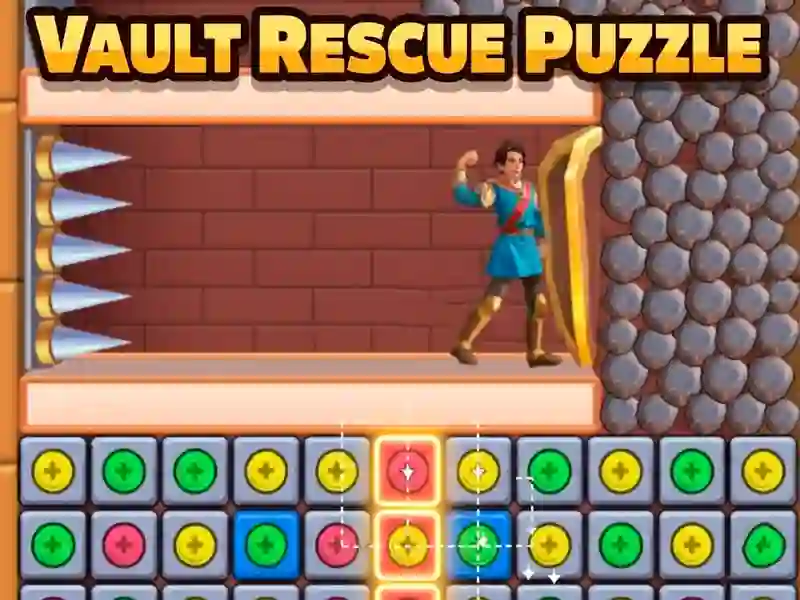 Spel Vault Rescue legkaart aanlyn