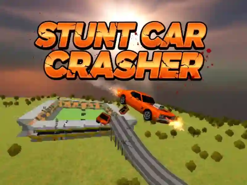 Spel Stunt Car Crasher aanlyn