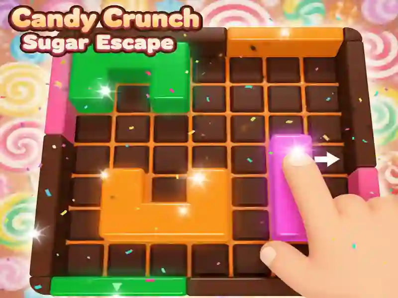 Spel Candy Crunch Sugar Escape aanlyn