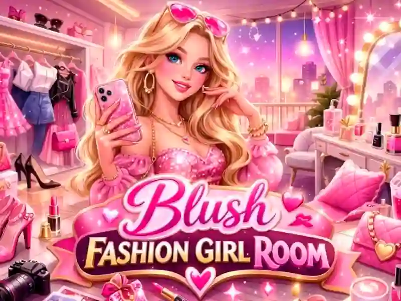 Spel Blush Fashion Girl Room aanlyn