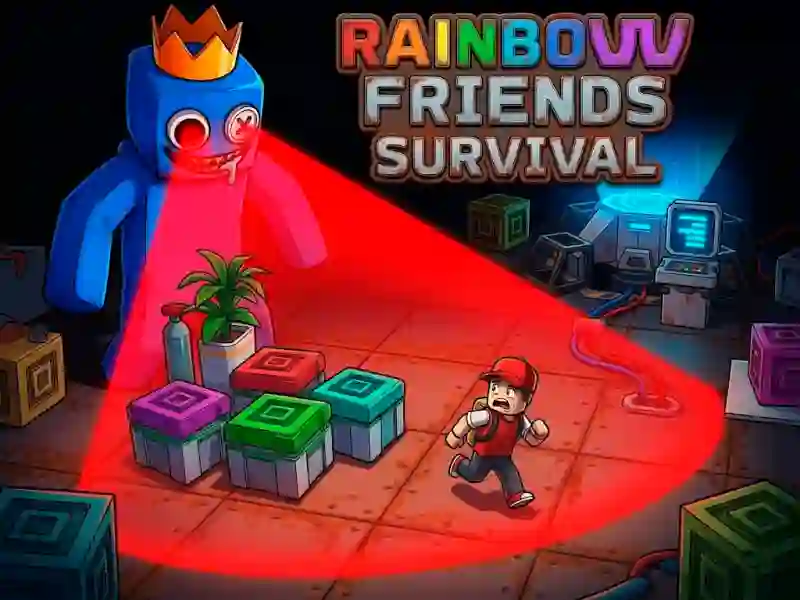 Spel Rainbow Friends Survival aanlyn