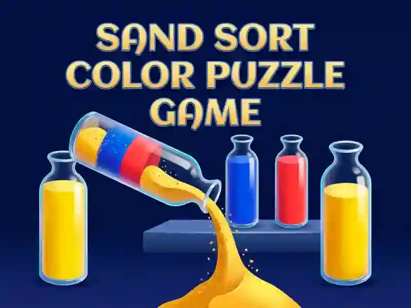 Spel Sand Sort Color Puzzle Game aanlyn