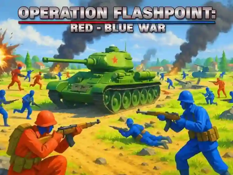 Spel Operasie Flashpoint: Red- Blue War aanlyn Spel Operasie Flashpoint: Red- Blue War aanlyn